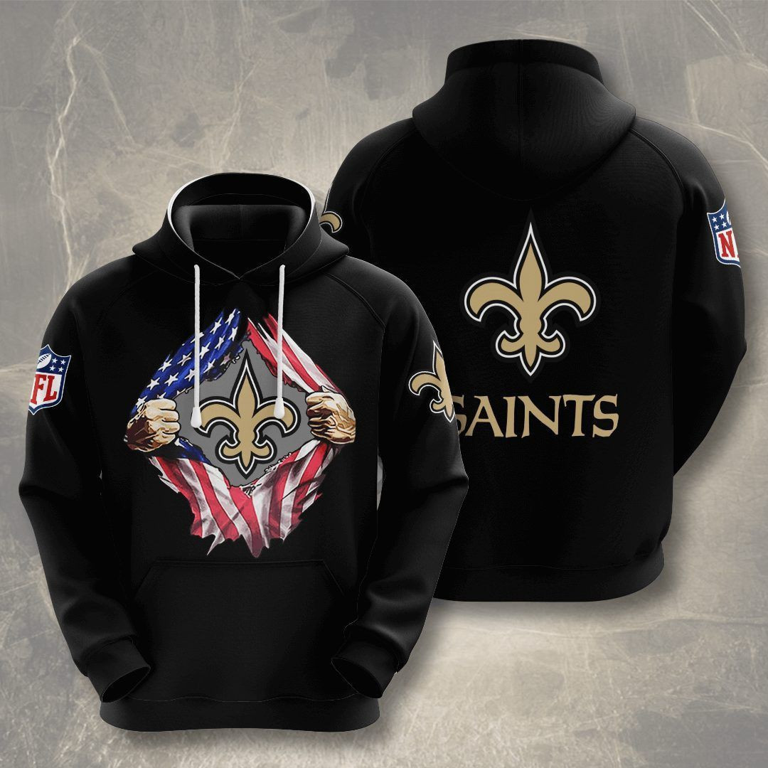 New Orleans Saints 3D All Over Print Hoodie & Zip Hoodie