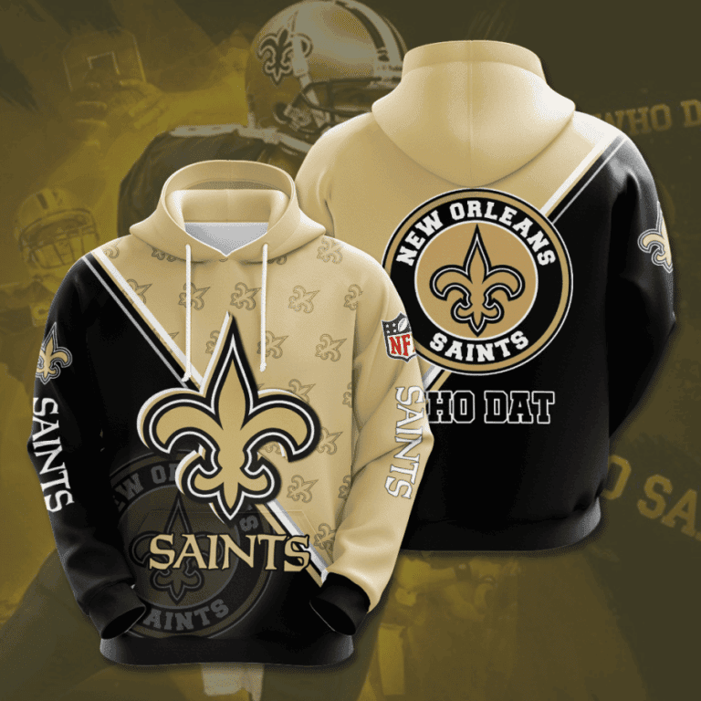 New Orleans Saints 3D All Over Print Hoodie & Zip Hoodie