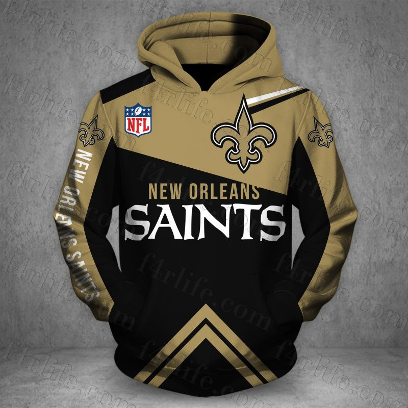 New Orleans Saints 3D All Over Print Hoodie & Zip Hoodie