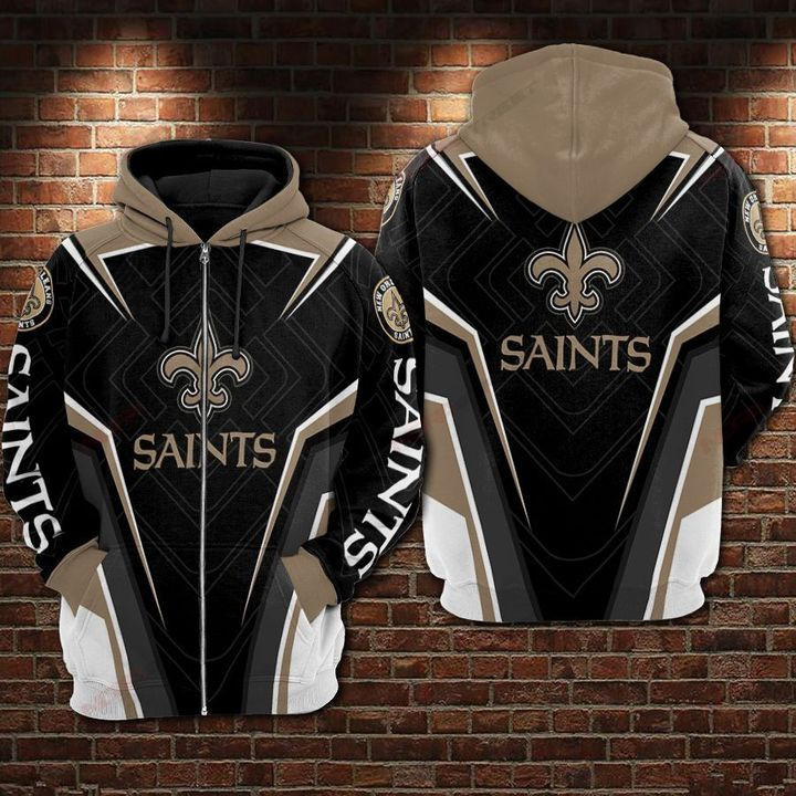 New Orleans Saints 3D All Over Print Hoodie & Zip Hoodie