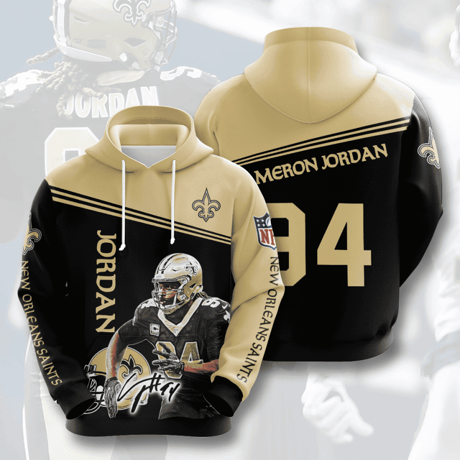New Orleans Saints 3D All Over Print Hoodie & Zip Hoodie