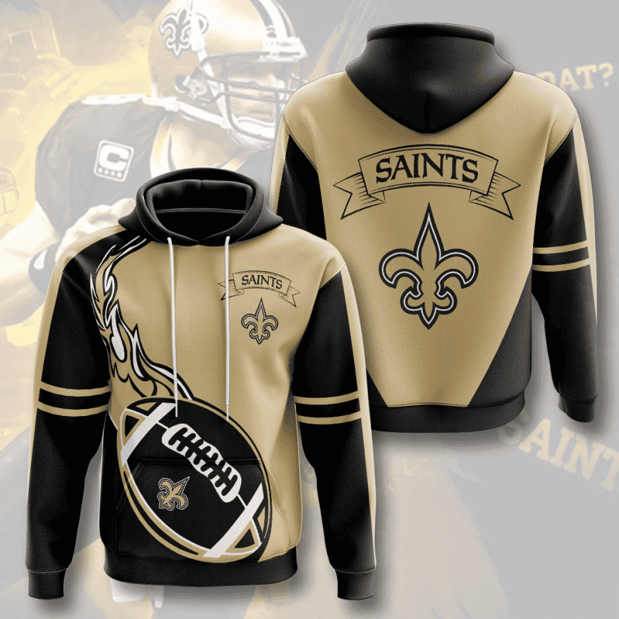 New Orleans Saints 3D All Over Print Hoodie & Zip Hoodie