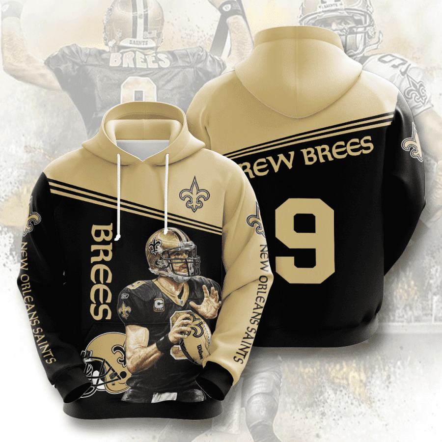 New Orleans Saints 3D All Over Print Hoodie & Zip Hoodie