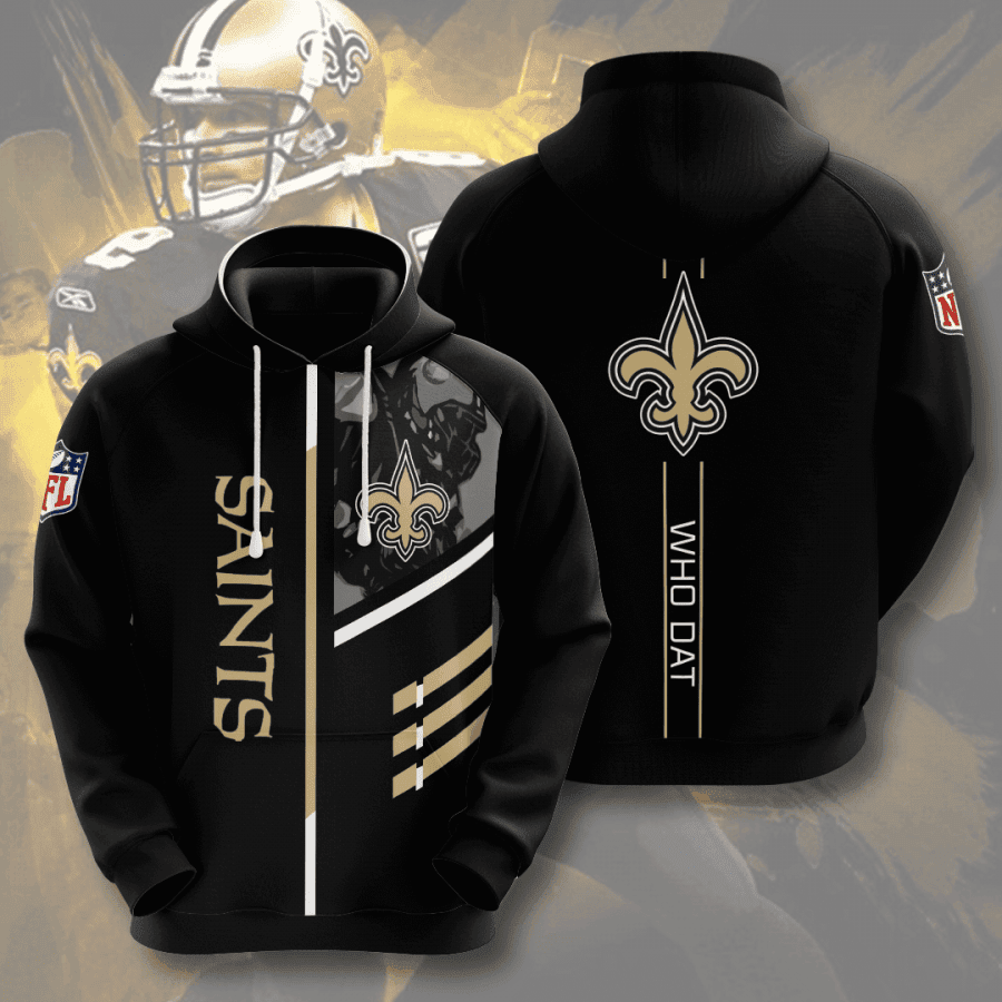 New Orleans Saints 3D All Over Print Hoodie & Zip Hoodie