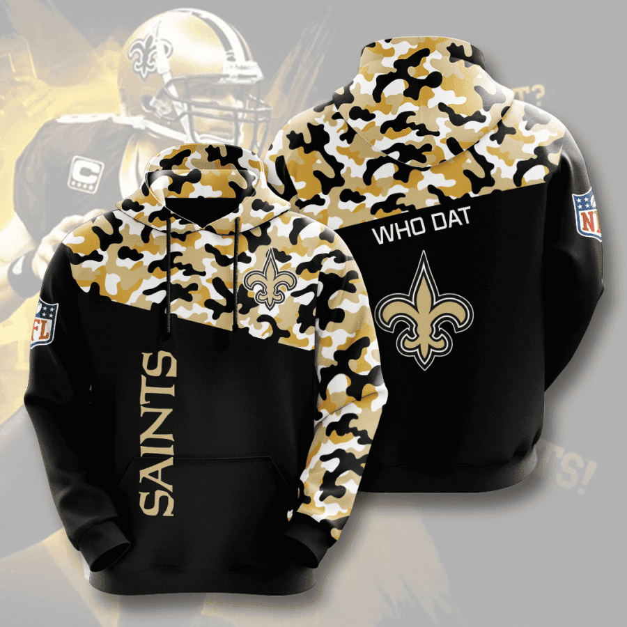 New Orleans Saints 3D All Over Print Hoodie & Zip Hoodie