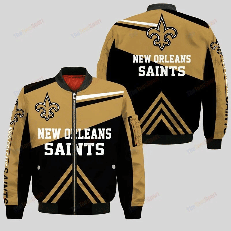 New Orleans Saints Bomber Jacket | NFL Team Jacket for Men & Women | Football Fan Gift