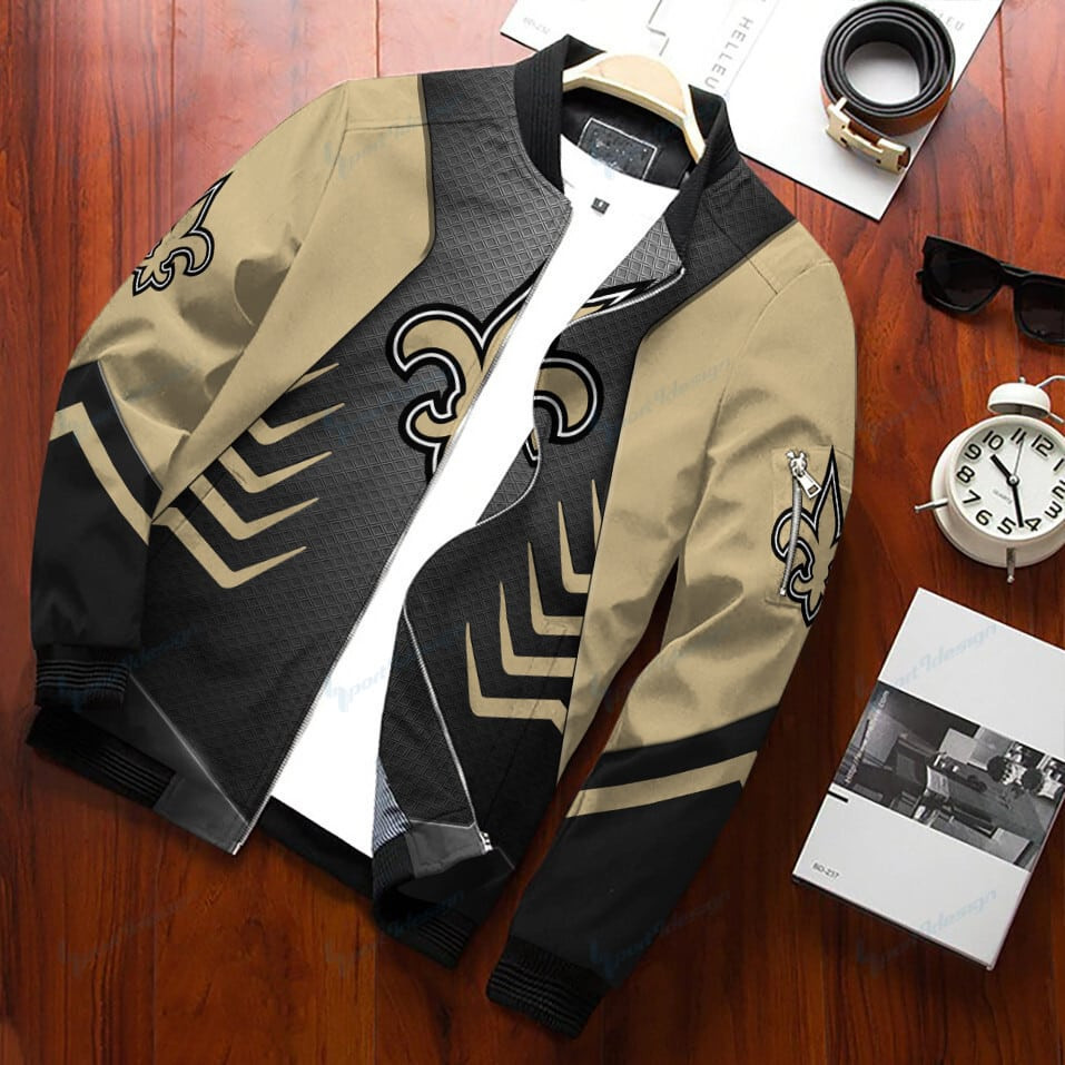 New Orleans Saints Bomber Jacket | NFL Team Jacket for Men & Women | Football Fan Gift
