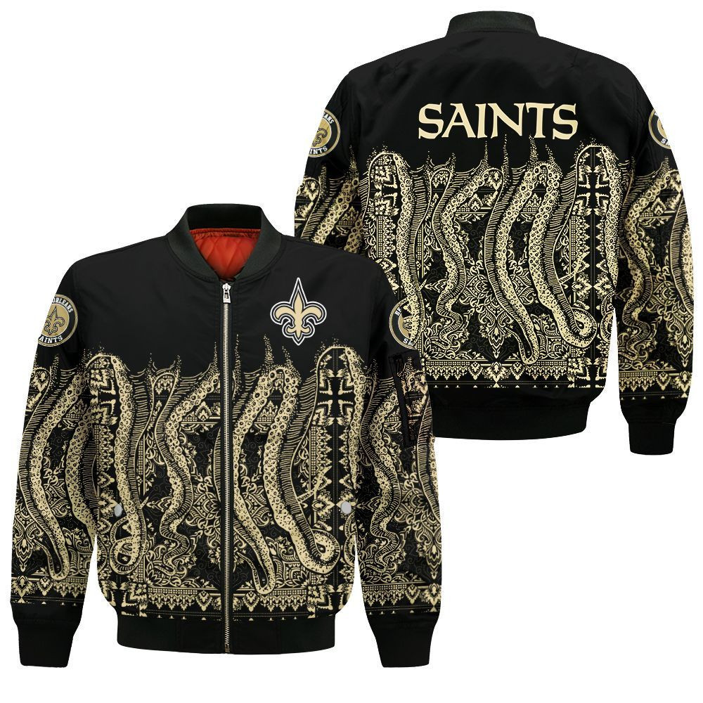 New Orleans Saints Bomber Jacket | NFL Team Jacket for Men & Women | Football Fan Gift