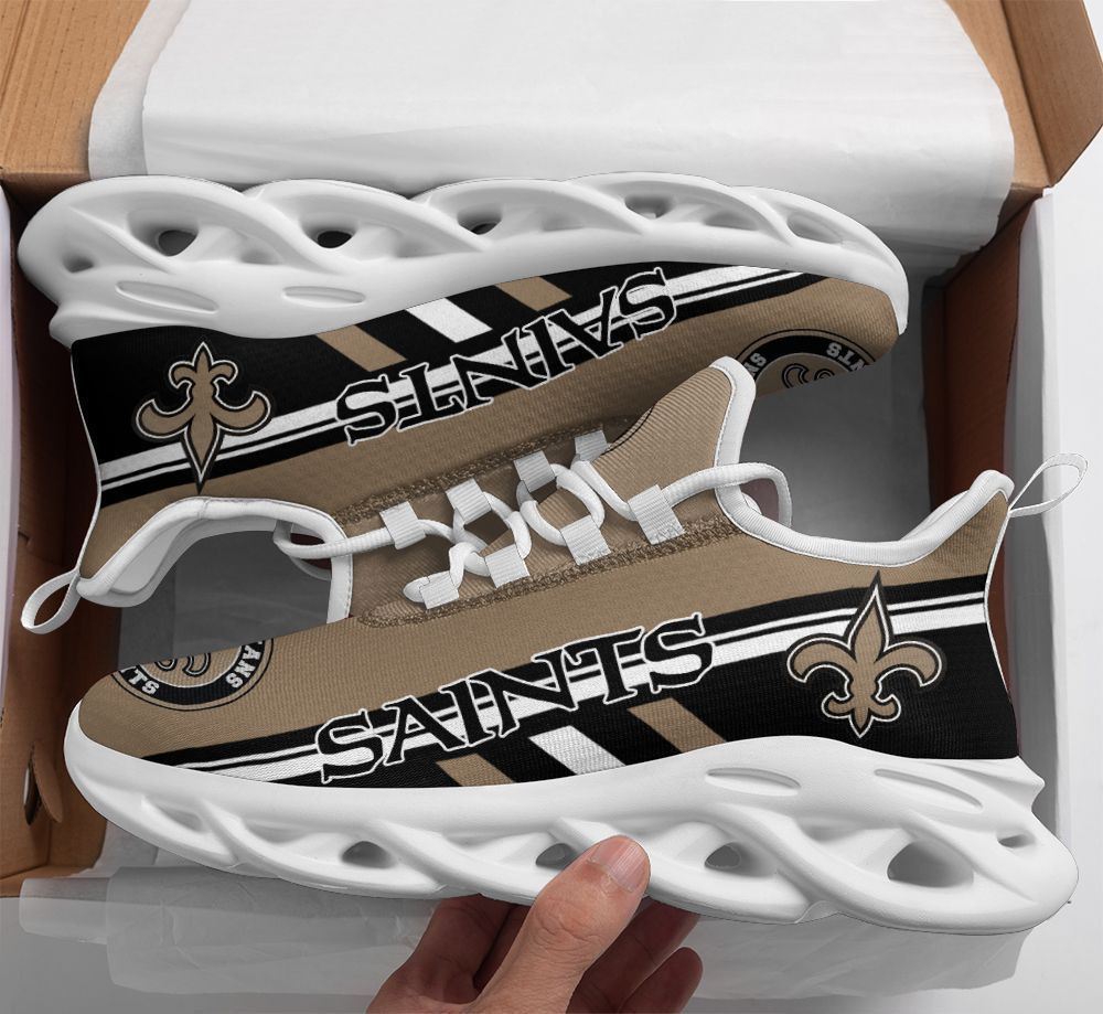 New Orleans Saints Max Soul Shoes Sneakers for Men And Women – NFL Football Fan Shoes, Team Sneakers