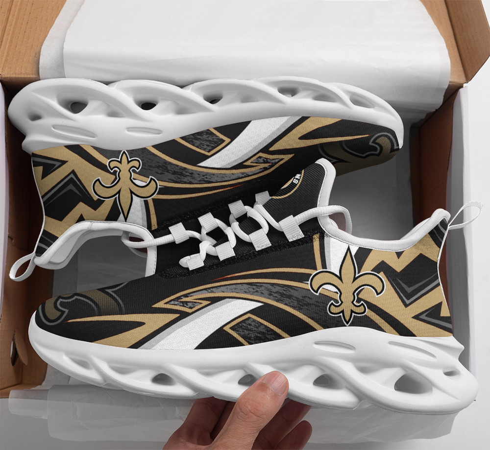 New Orleans Saints Max Soul Shoes Sneakers for Men And Women – NFL Football Fan Shoes, Team Sneakers