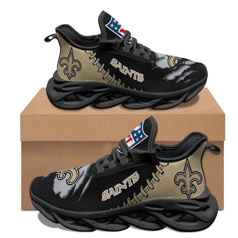 New Orleans Saints Max Soul Shoes Sneakers for Men And Women – NFL Football Fan Shoes, Team Sneakers