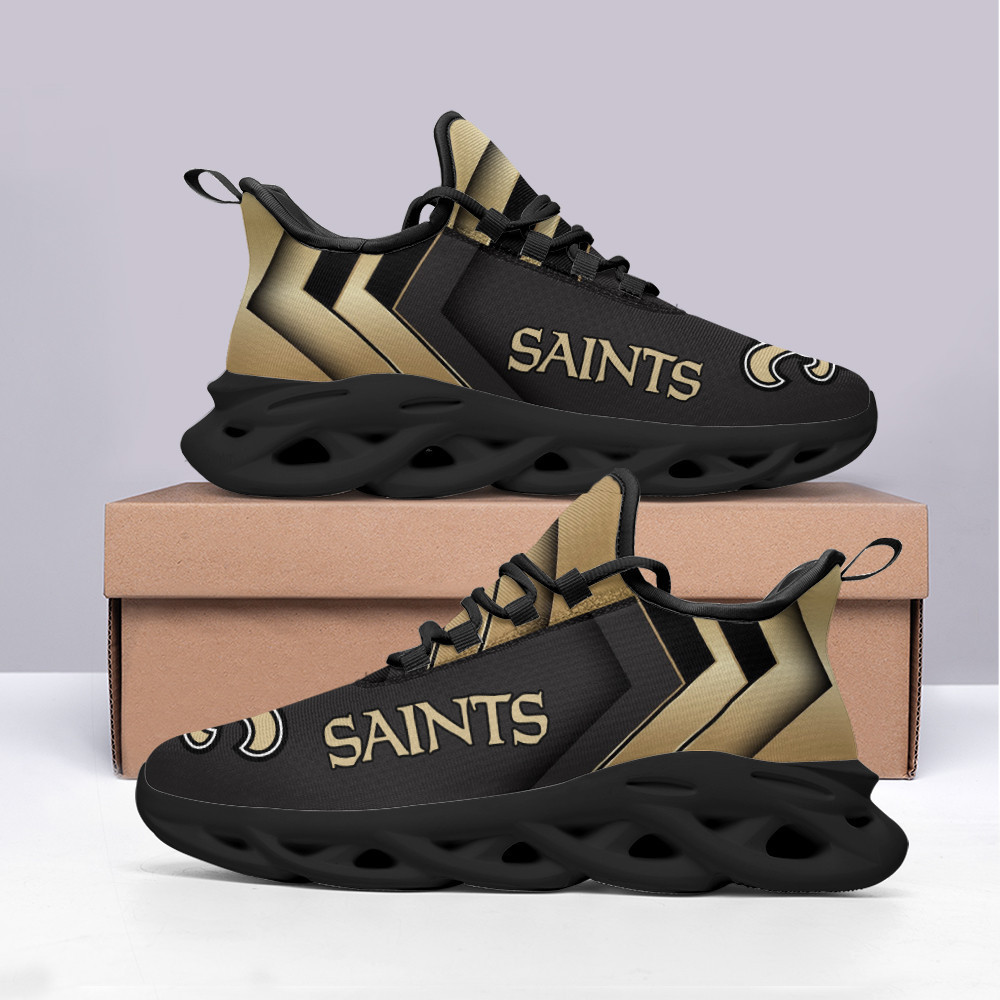 New Orleans Saints Max Soul Shoes Sneakers for Men And Women – NFL Football Fan Shoes, Team Sneakers