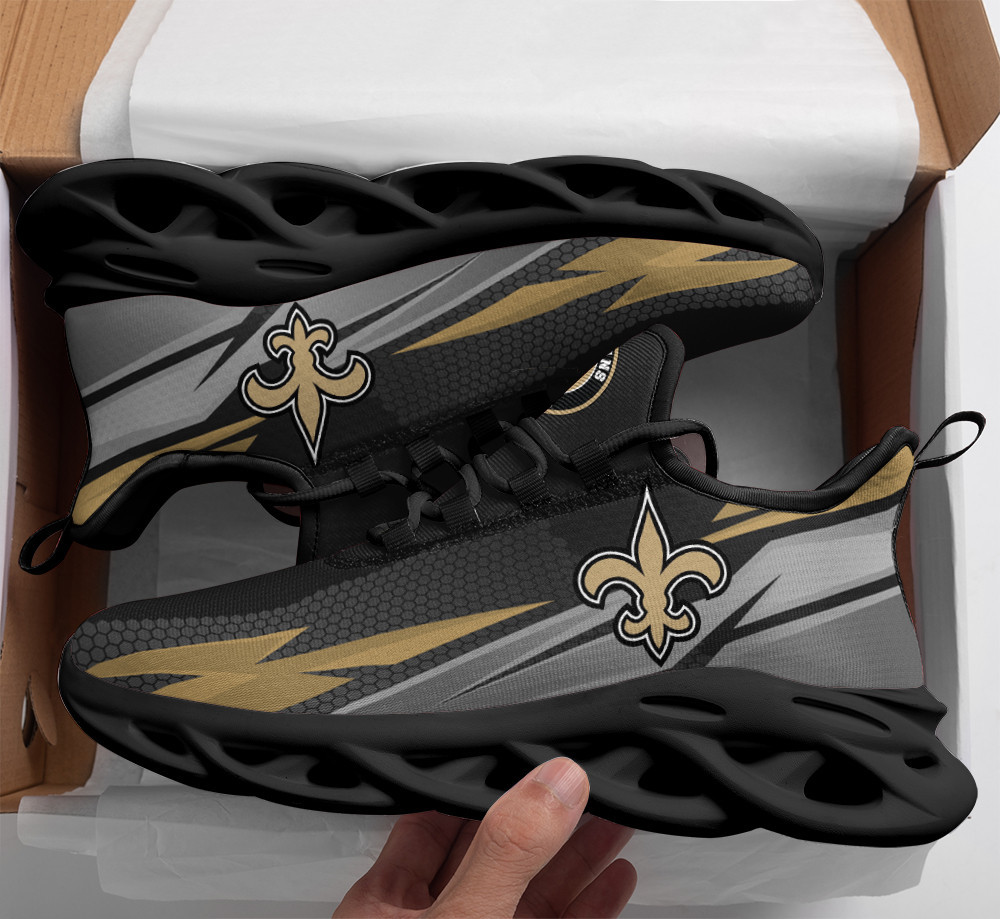 New Orleans Saints Max Soul Shoes Sneakers for Men And Women – NFL Football Fan Shoes, Team Sneakers