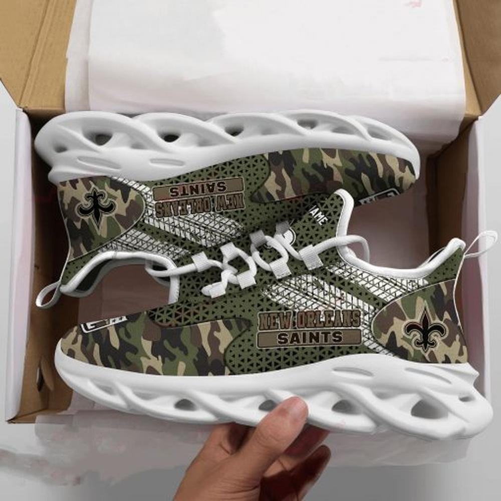 New Orleans Saints Max Soul Shoes Sneakers for Men And Women – NFL Football Fan Shoes, Team Sneakers - Image 5