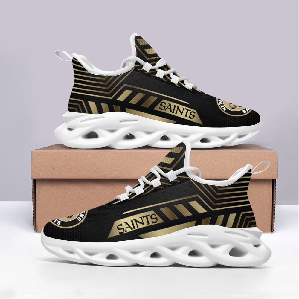New Orleans Saints Max Soul ShoesSneakers for Men And Women – NFL Football Fan Shoes, Team Sneakers