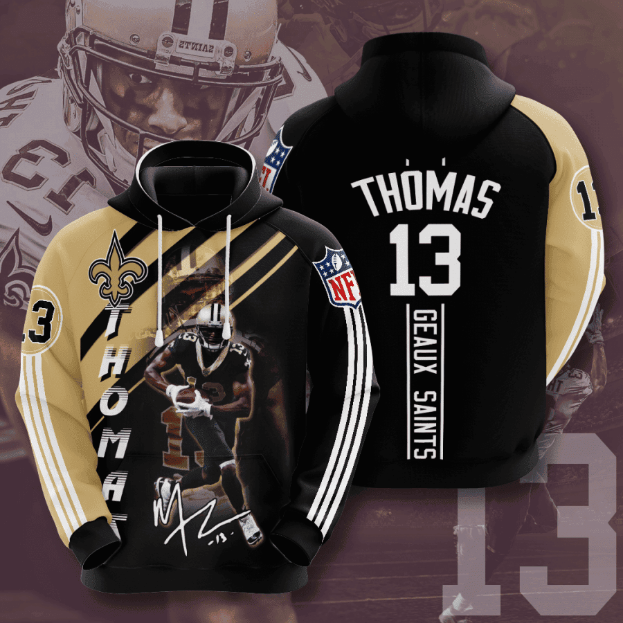 New Orleans Saints Michael Thomas 3D All Over Print Hoodie & Zip Hoodie