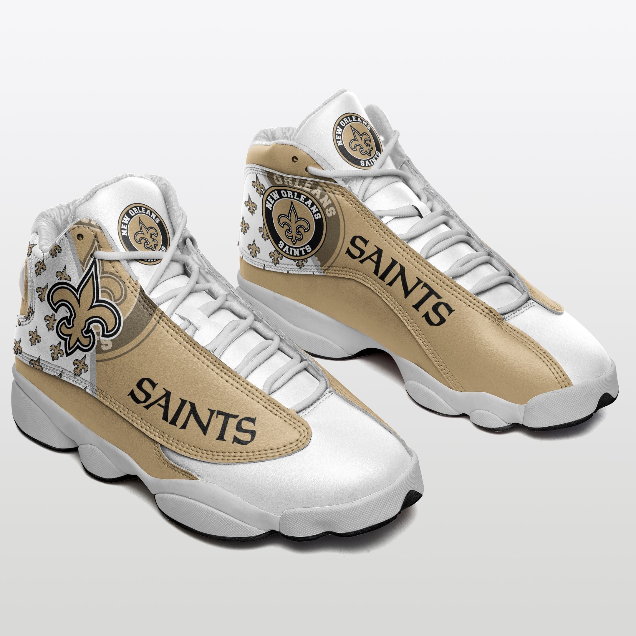New Orleans Saints NFL JD13 Sneakers Shoes for Men & Women | Custom Fan Gift - Image 3