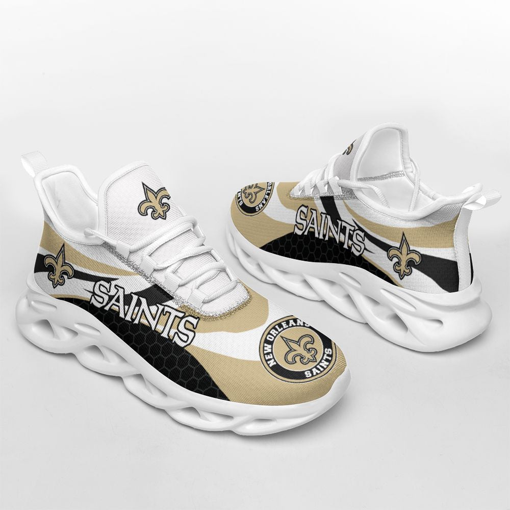 New Orleans Saints NFL Max Soul Shoes Sneakers for Men And Women – NFL Football Fan Shoes, Team Sneakers - Image 3