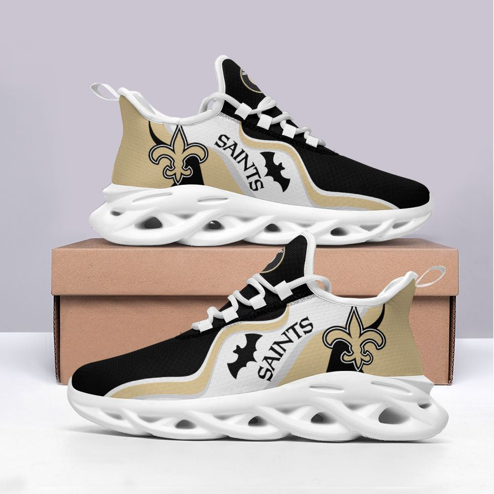 New Orleans Saints NFL Max Soul Shoes Sneakers for Men And Women – NFL Football Fan Shoes, Team Sneakers