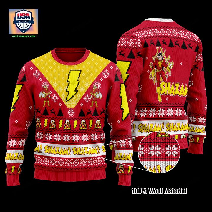 New Shazam Dc Comics Sweater