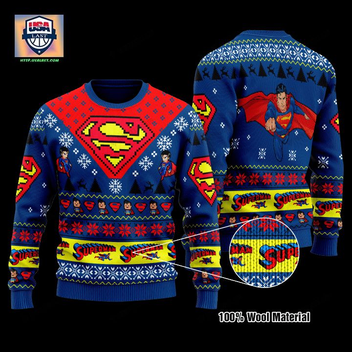 New Superman Dc Comics Sweater