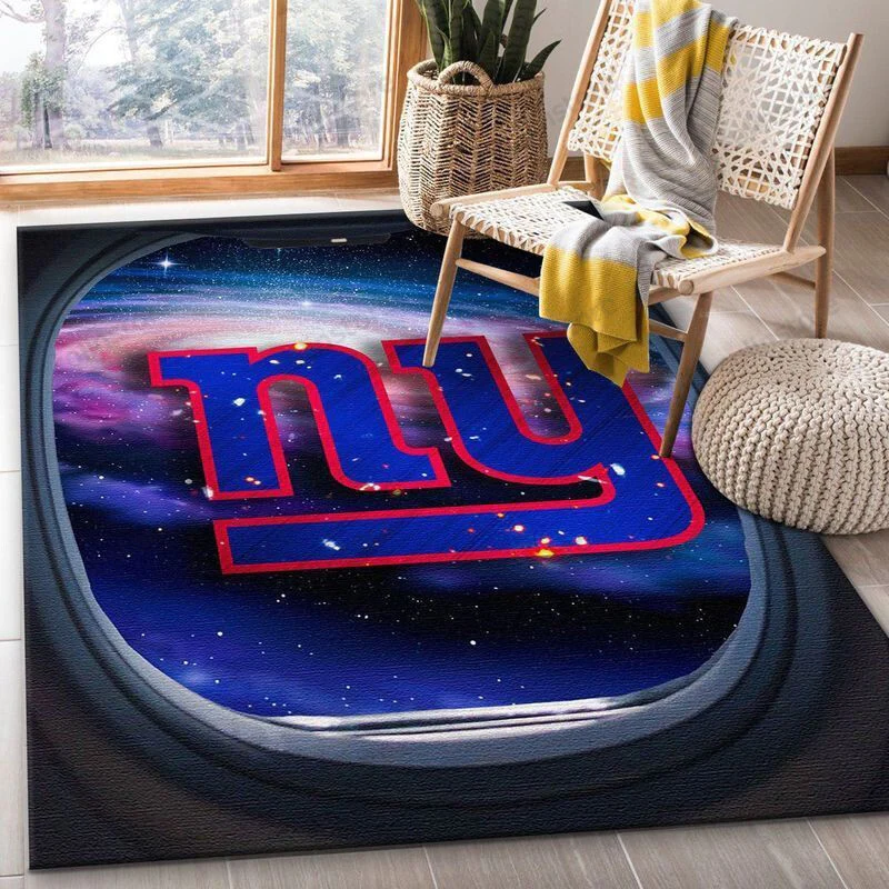 New York Giants 2 3D Rectangle Area Rug – Full Print Carpet For Living Room & Bedroom Home Decor