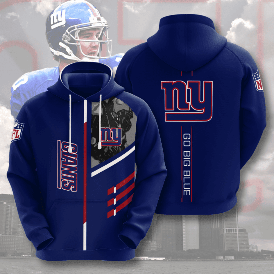 New York Giants American Football 3D All Over Print Hoodie & Zip Hoodie