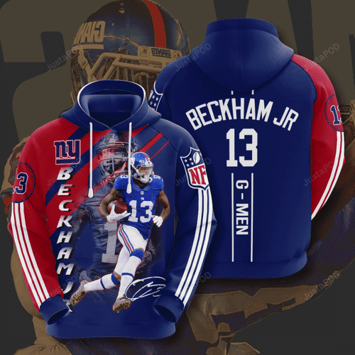 New York Giants Beckham Jr 3D All Over Print Hoodie & Zip Hoodie