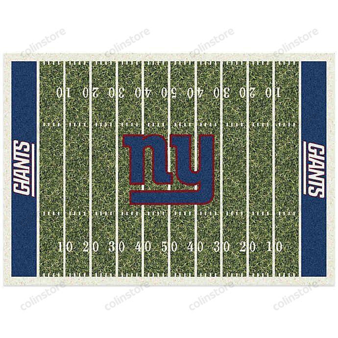 New York Giants Home Field 3D Rectangle Area Rug – Full Print Carpet For Living Room & Bedroom Home Decor