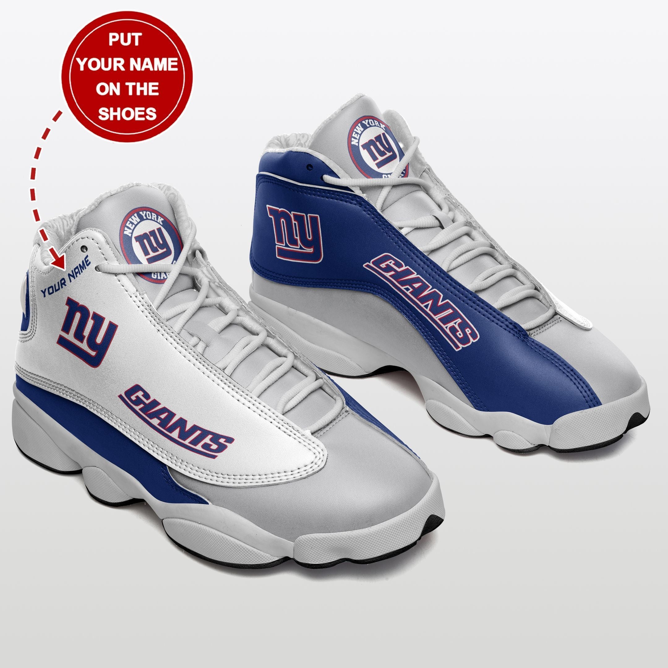 New York Giants NFL JD13 Sneakers Shoes for Men & Women | Custom Fan Gift