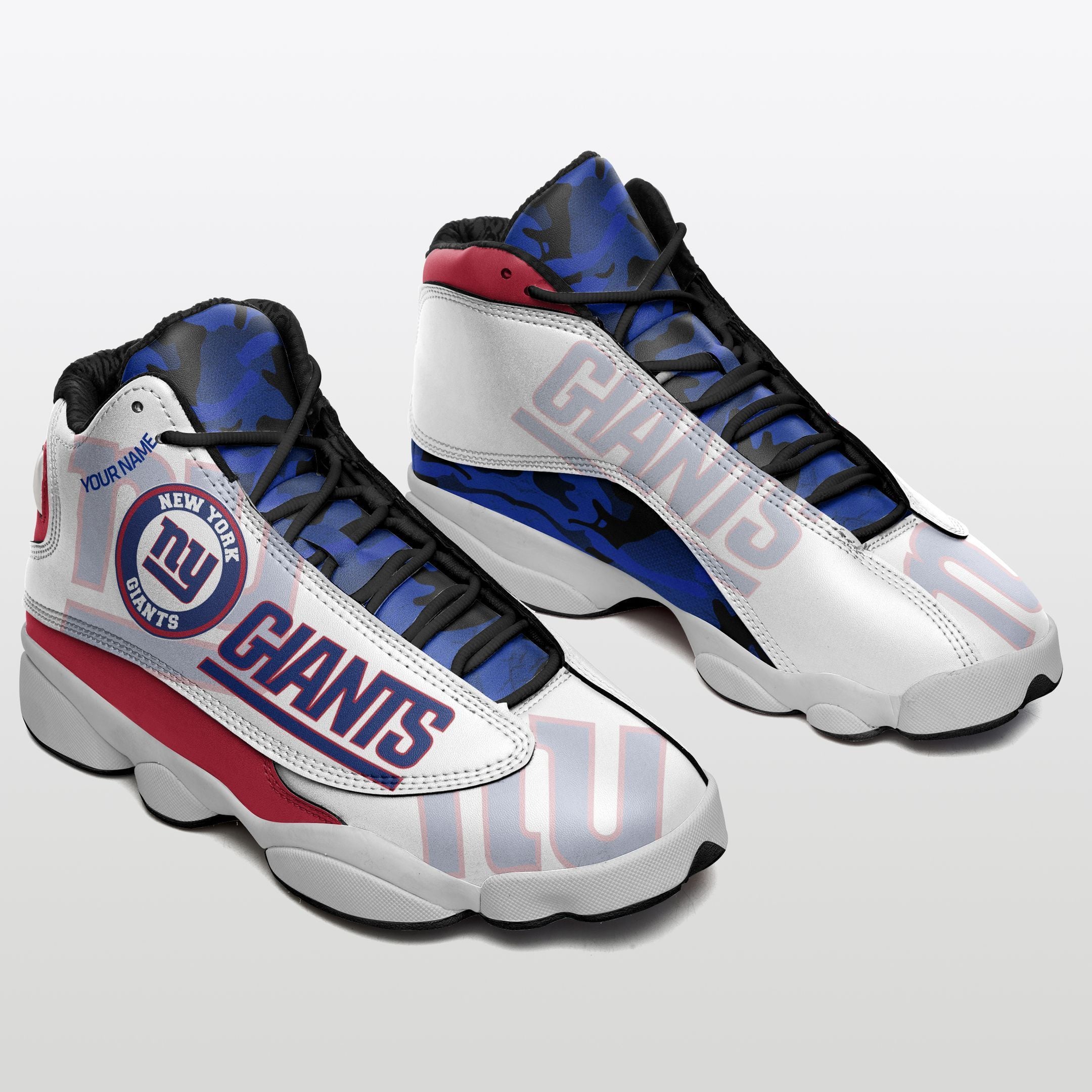 New York Giants NFL JD13 Sneakers Shoes for Men & Women | Custom Fan Gift