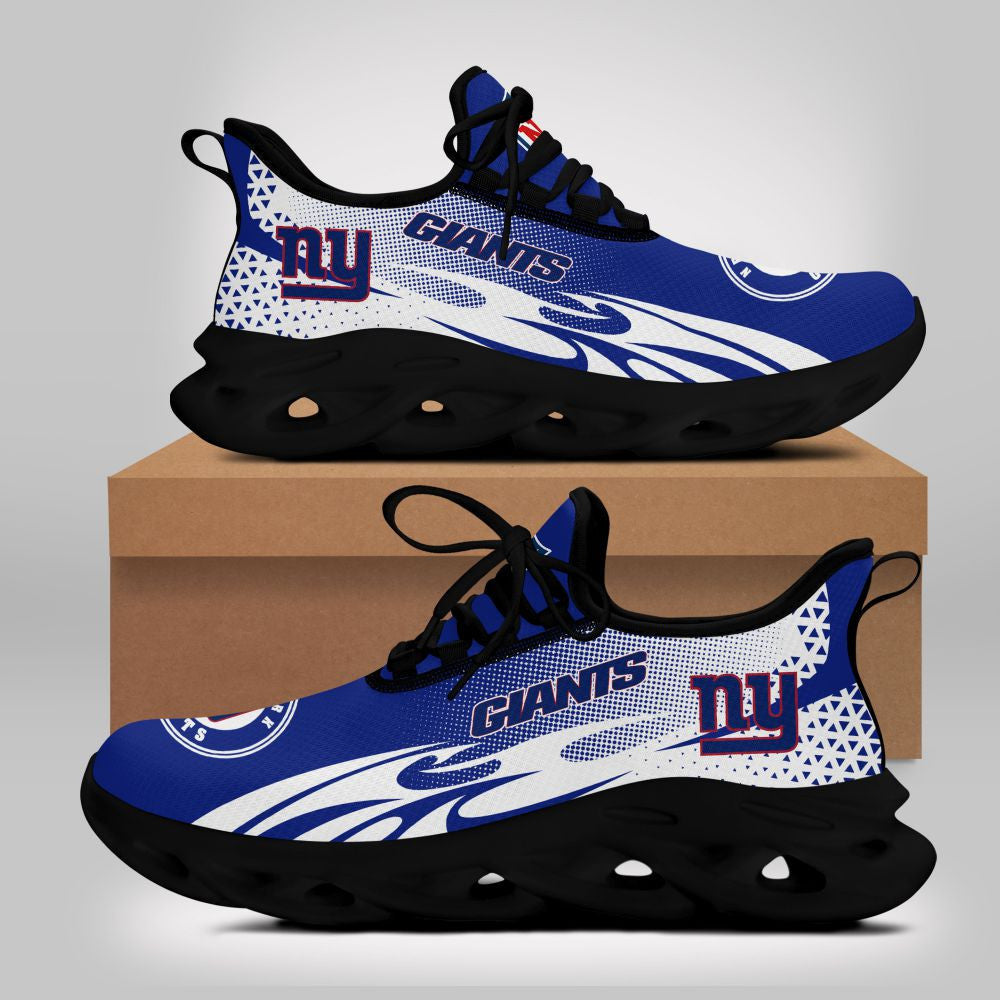 New York Giants NFL Max Soul Shoes Sneakers for Men And Women – NFL Football Fan Shoes, Team Sneakers