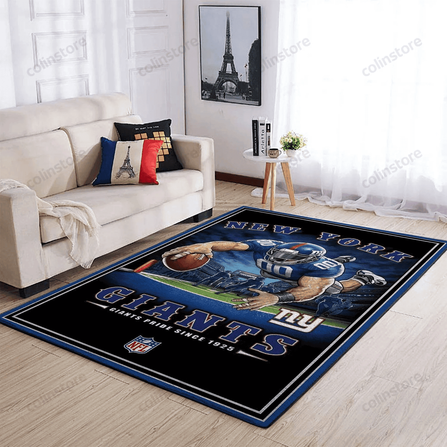 New York Giants Team Pride Nice Gift Rectangle Area Rug – Full Print Carpet For Living Room & Bedroom Home Decor
