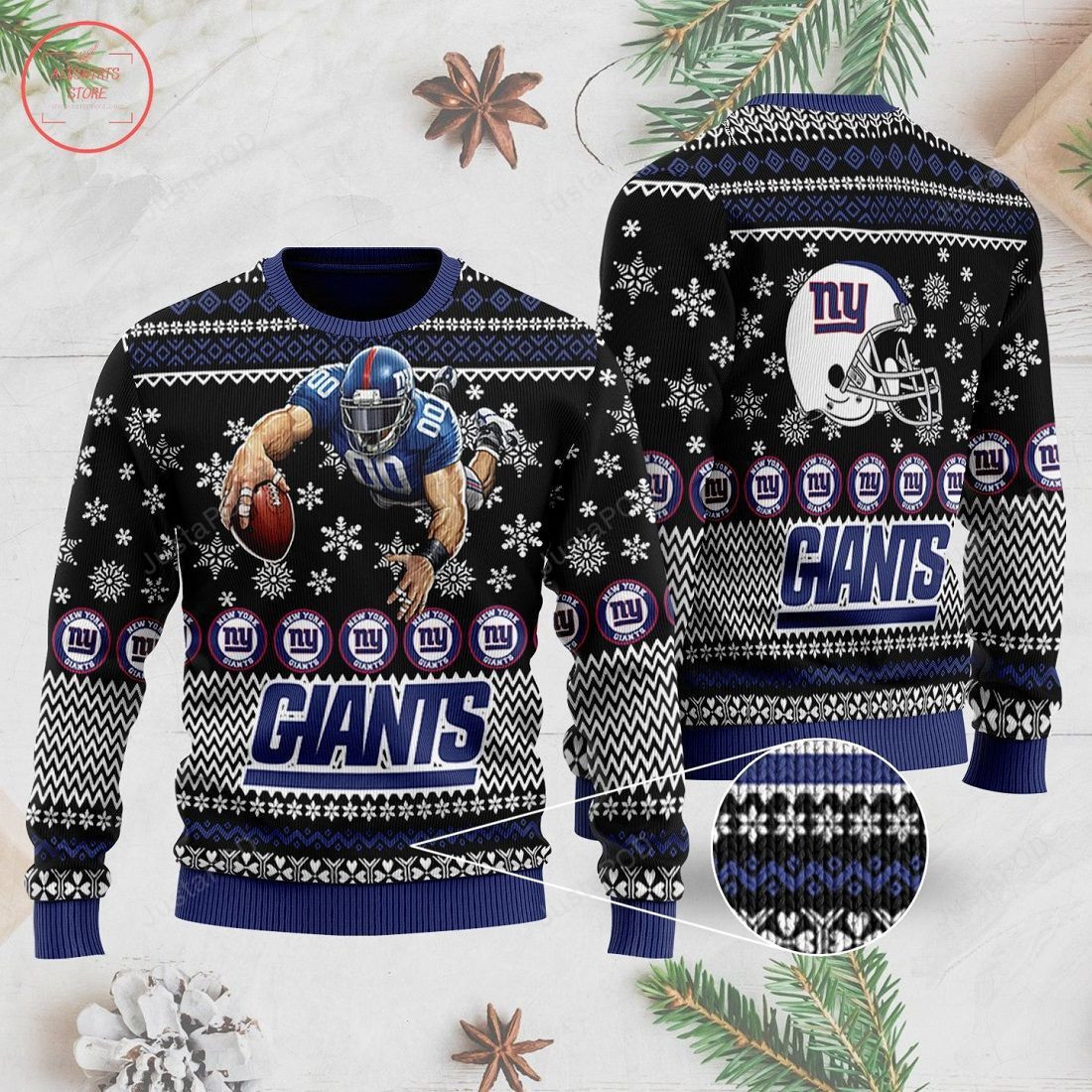 New York Giants Ugly Christmas Sweater, Perfect Holiday Gift