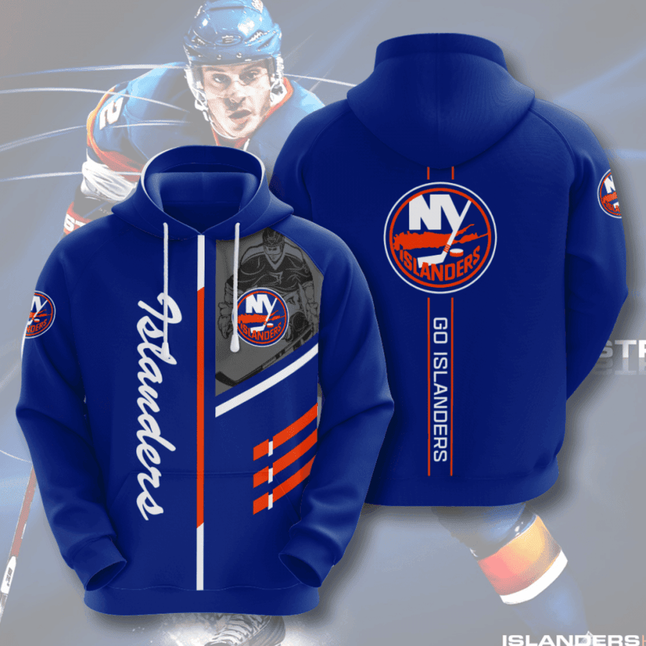 New York Islanders American Football 3D All Over Print Hoodie & Zip Hoodie
