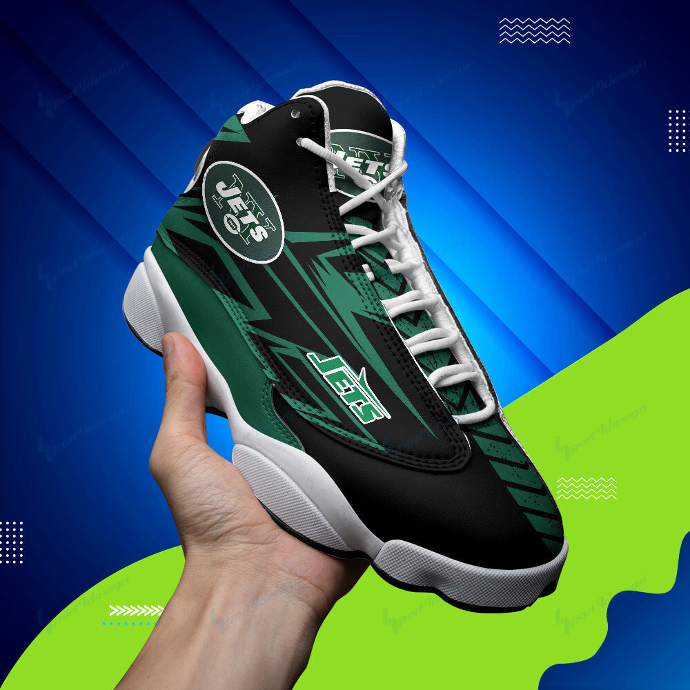 New York Jets NFL JD13 Sneakers Shoes for Men & Women | Custom Fan Gift