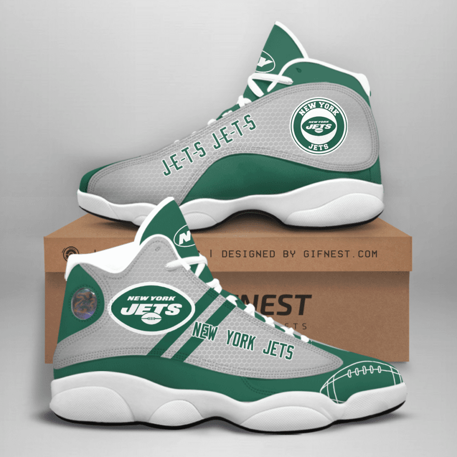 New York Jets NFL JD13 Sneakers Shoes for Men & Women | Custom Fan Gift