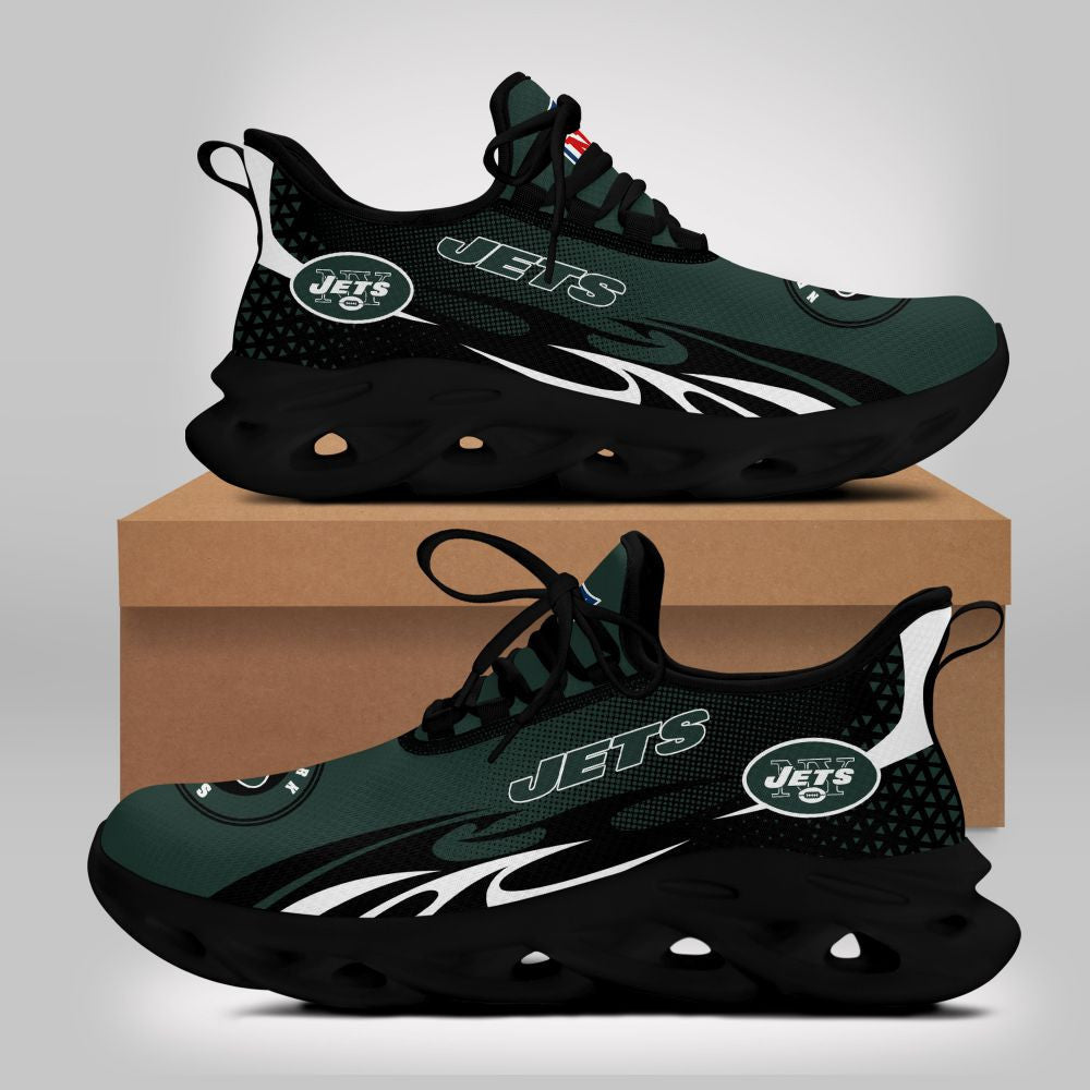 New York Jets NFL Max Soul Shoes Sneakers for Men And Women – NFL Football Fan Shoes, Team Sneakers