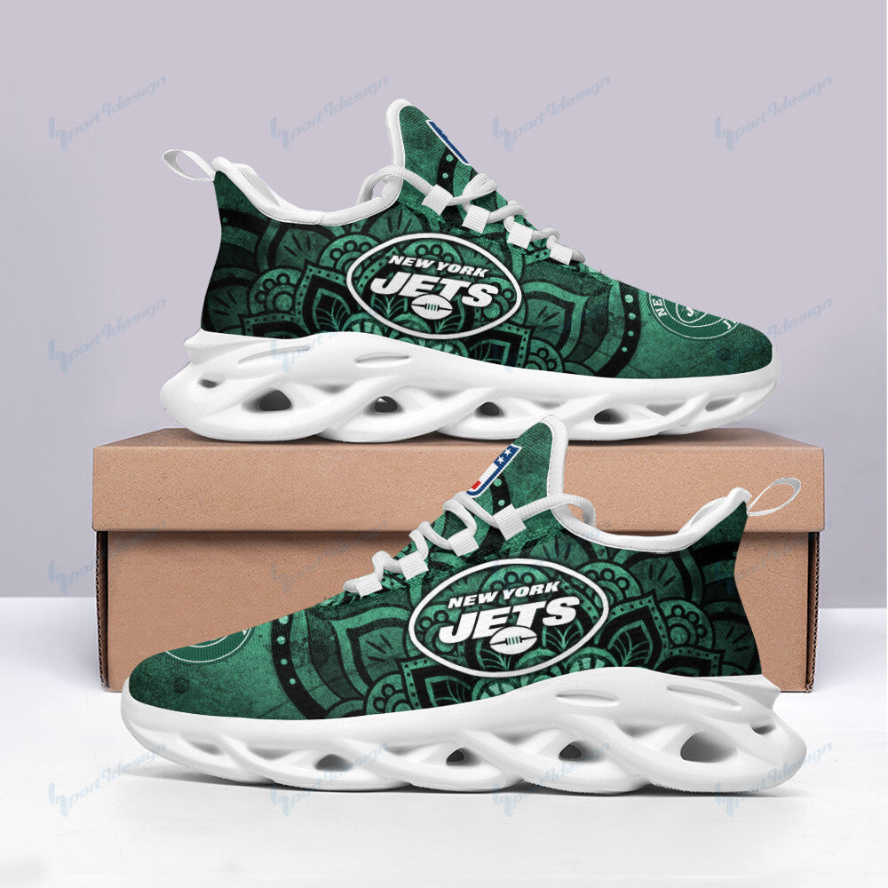 New York Jets NFL Max Soul Shoes Sneakers for Men And Women – NFL Football Fan Shoes, Team Sneakers