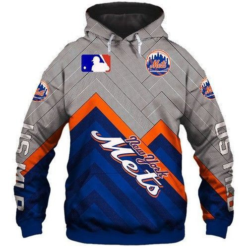 New York Mets 3D All Over Print Hoodie & Zip Hoodie