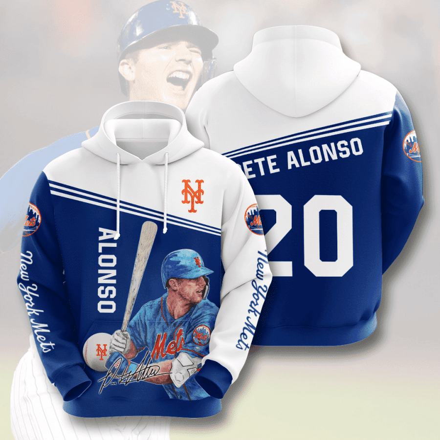 New York Mets 3D All Over Print Hoodie & Zip Hoodie