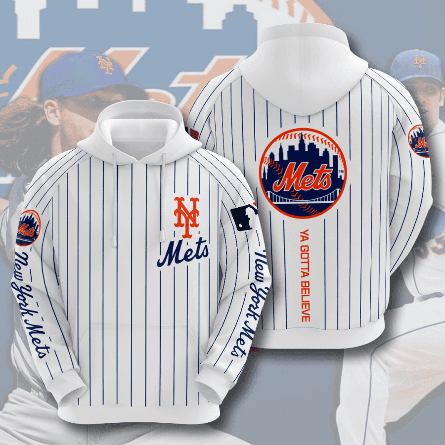 New York Mets 3D All Over Print Hoodie & Zip Hoodie