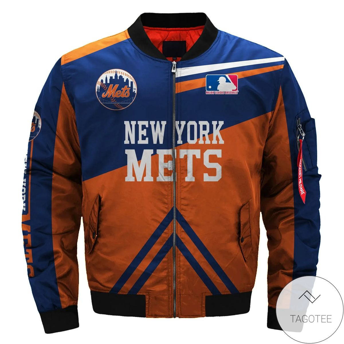 New York Mets Bomber Jacket | MLB Team Jacket for Men & Women | Baseball Fan Gift