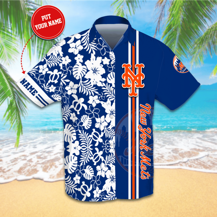 New York Mets Summer Bliss Aloha Hawaiian Shirt for Men & Women