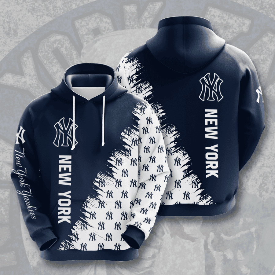 New York Yankees 3D All Over Print Hoodie & Zip Hoodie