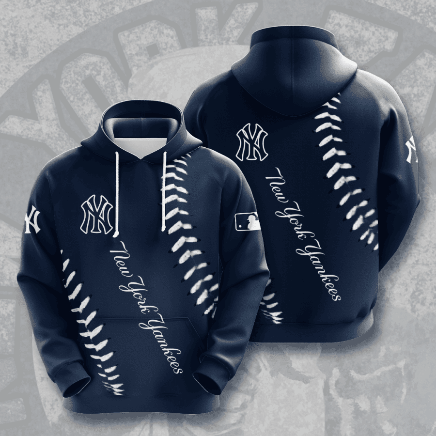 New York Yankees 3D All Over Print Hoodie & Zip Hoodie