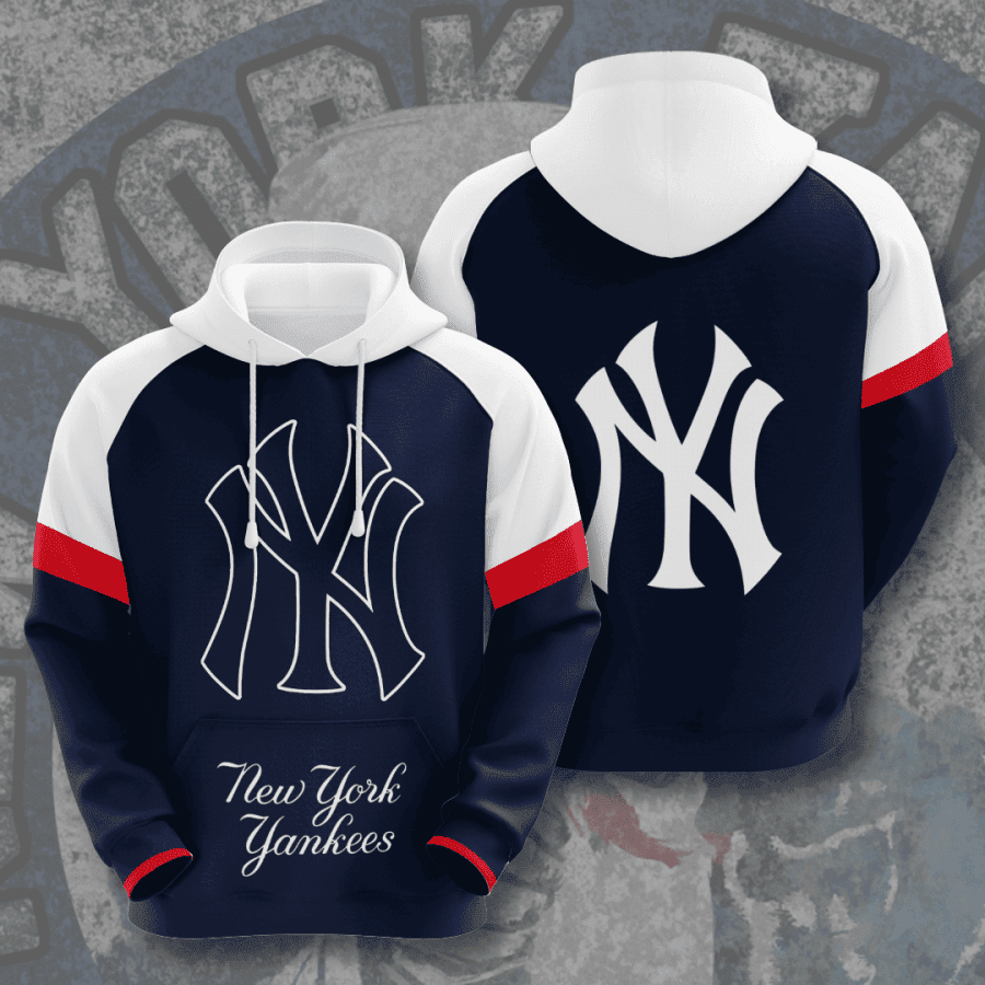 New York Yankees 3D All Over Print Hoodie & Zip Hoodie