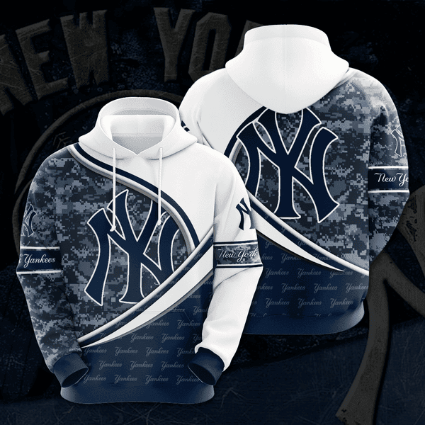 New York Yankees 3D All Over Print Hoodie & Zip Hoodie