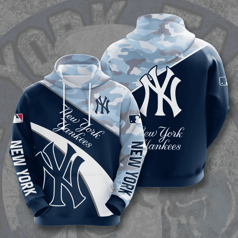 New York Yankees 3D All Over Print Hoodie & Zip Hoodie