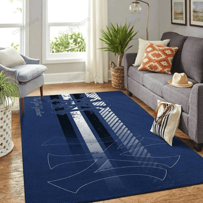 New York Yankees Baseball 18 3D Rectangle Area Rug – Full Print Carpet For Living Room & Bedroom Home Decor